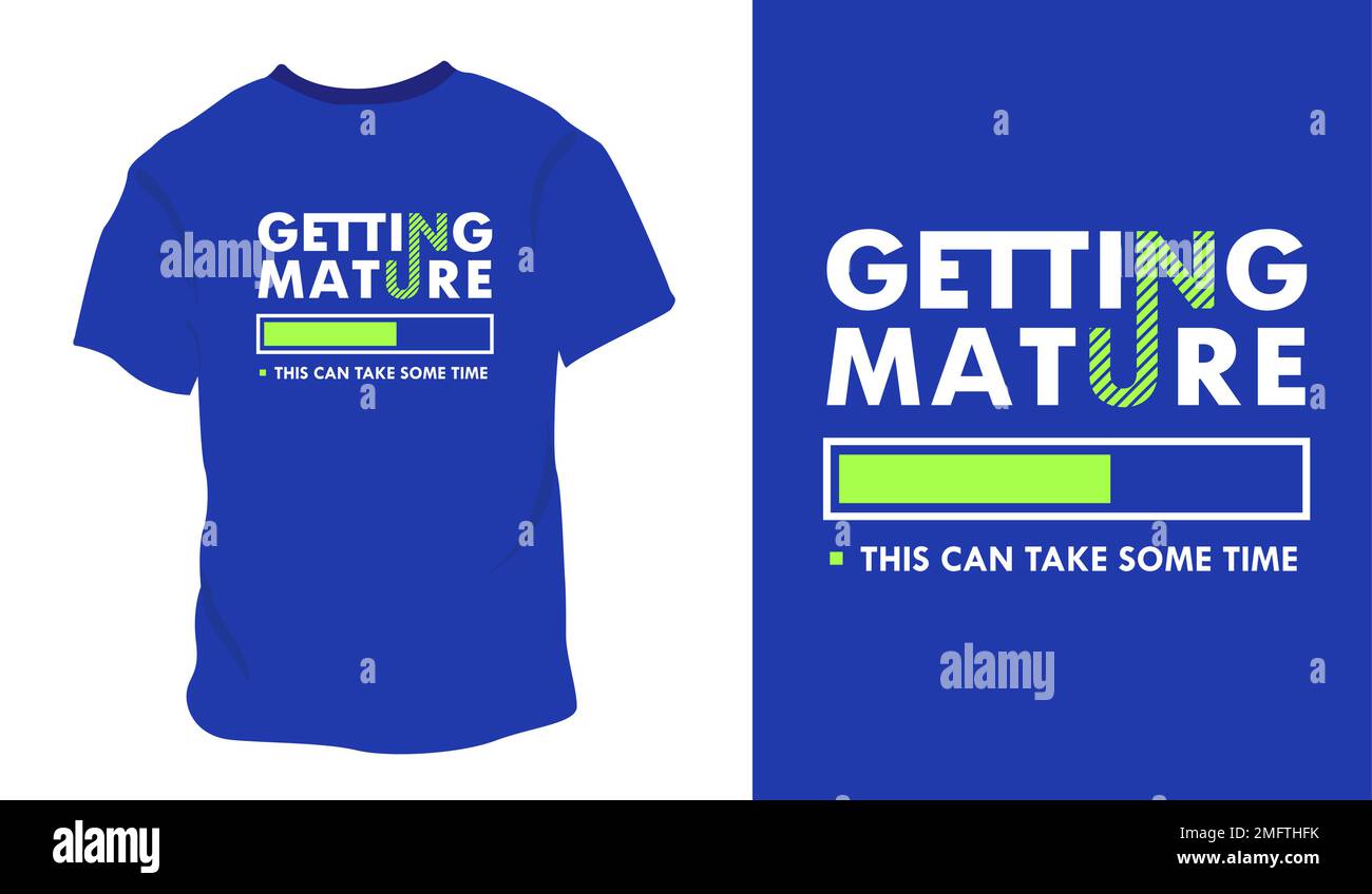 Stylisches T-Shirt-Design mit Typografie und Vektorgrafik Stock Vektor