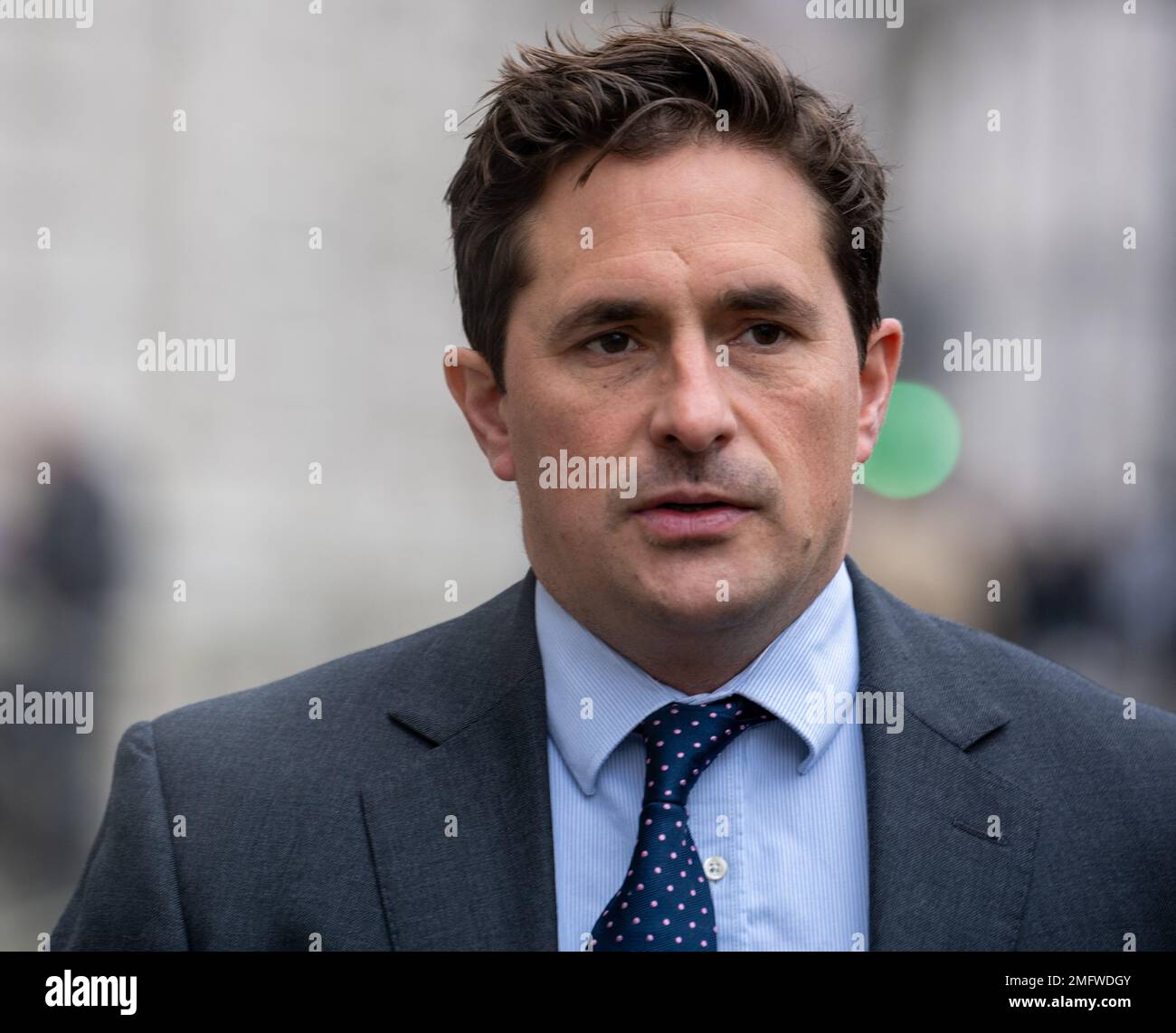 London, Großbritannien. 25. Januar 2023. Johnny Mercer, Veteranenminister vor dem Kabinett, 70 Whitehall London Credit: Ian Davidson/Alamy Live News Stockfoto