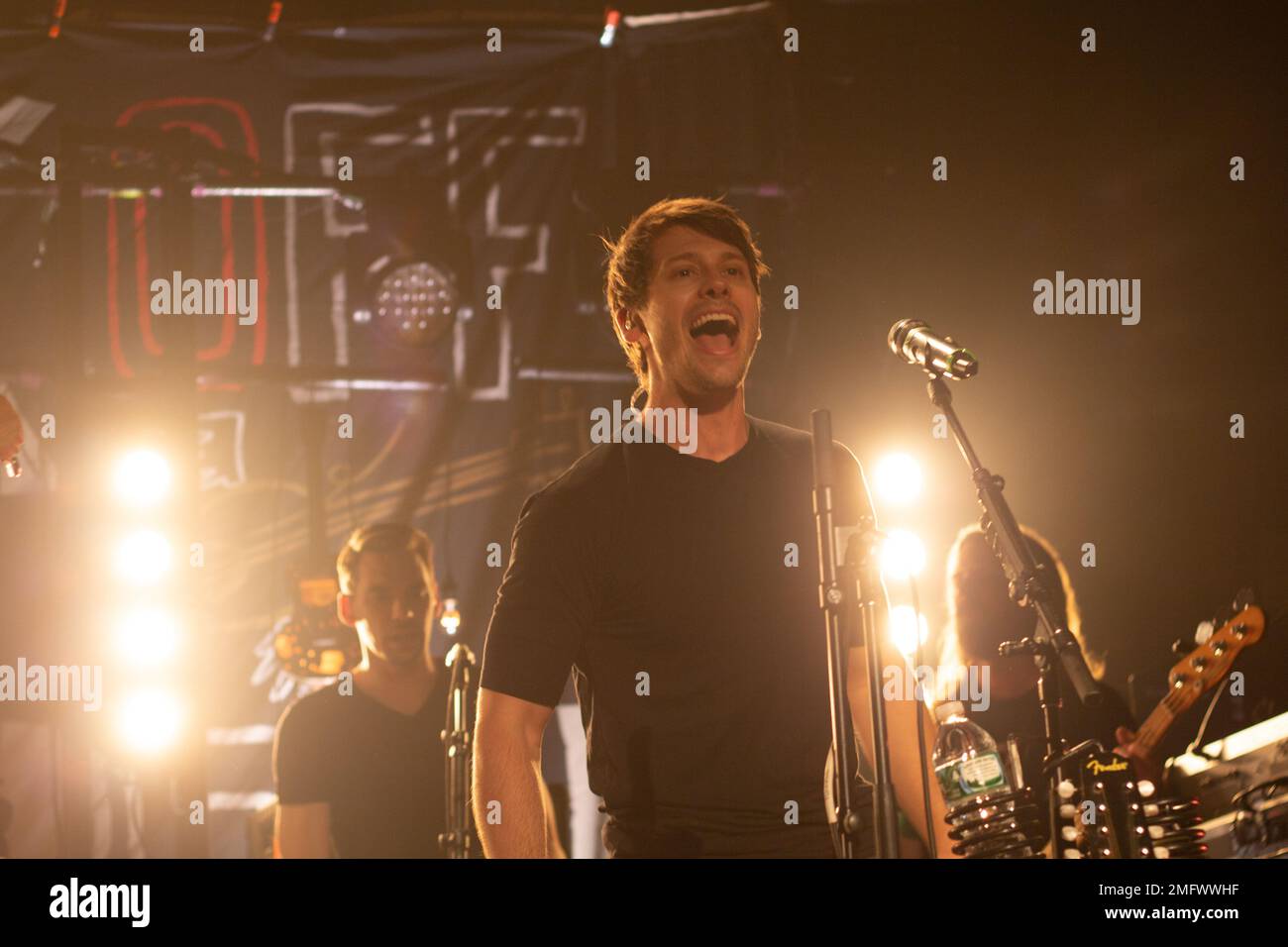 Walk Off the Earth in einem Konzert in der Webster Hall in New York Stockfoto