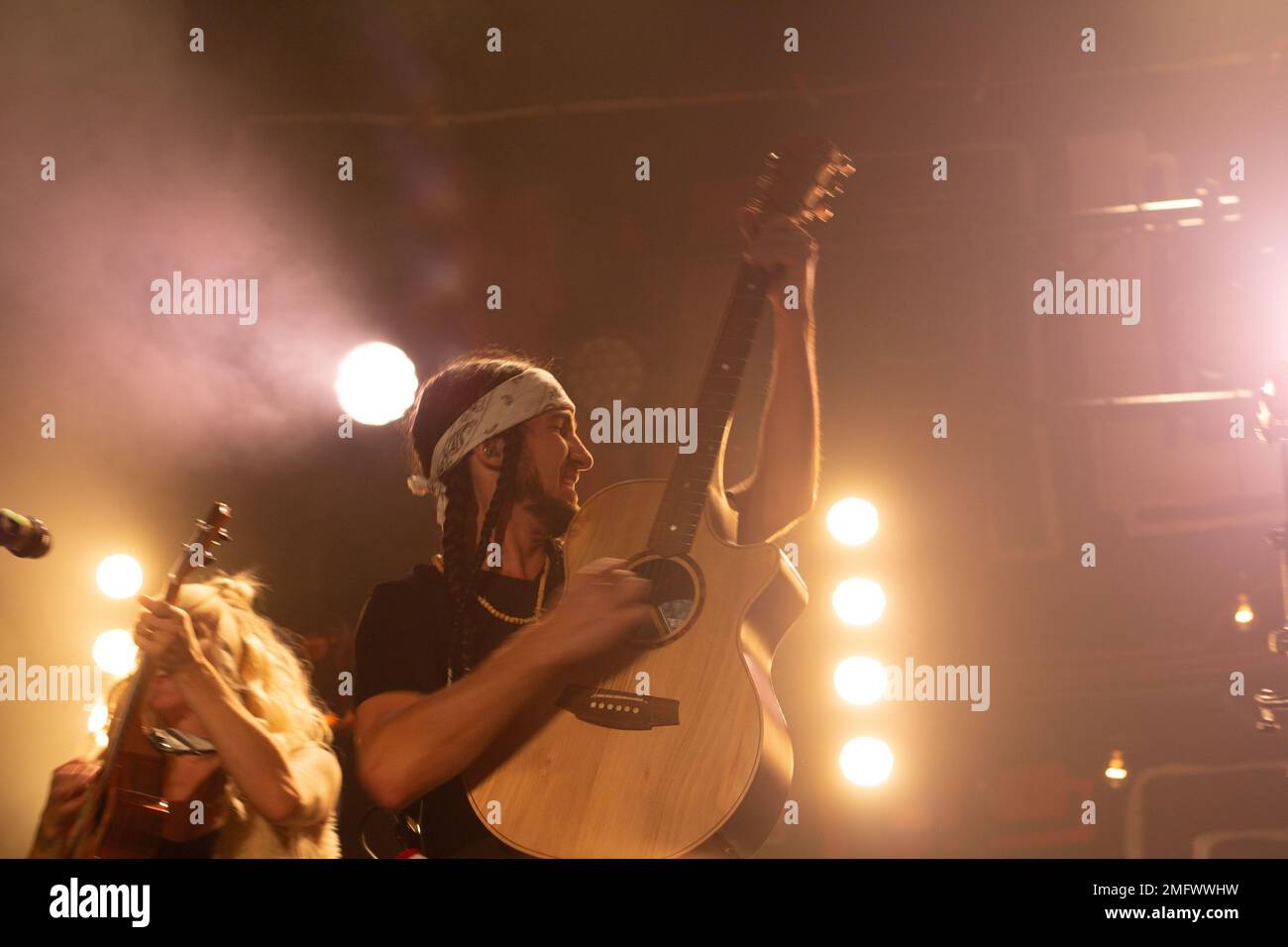 Walk Off the Earth in einem Konzert in der Webster Hall in New York Stockfoto