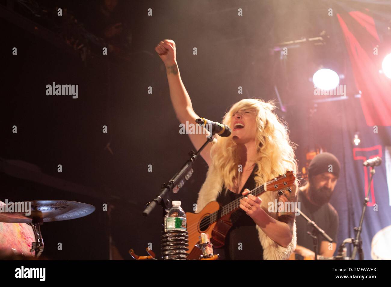 Walk Off the Earth in einem Konzert in der Webster Hall in New York Stockfoto