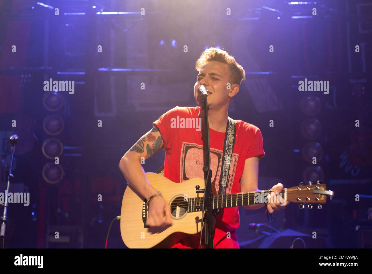 Walk Off the Earth in einem Konzert in der Webster Hall in New York Stockfoto