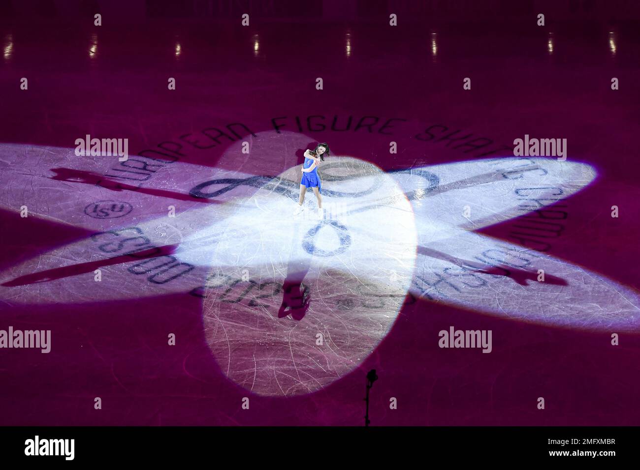 Espoo, Finnland. 25. Januar 2023. Eröffnungszeremonie bei der ISU European Figure Skating Championships 2023 in Espoo Metro Areena am 25. Januar 2023 in Espoo, Finnland. Kredit: Raniero Corbelletti/AFLO/Alamy Live News Stockfoto