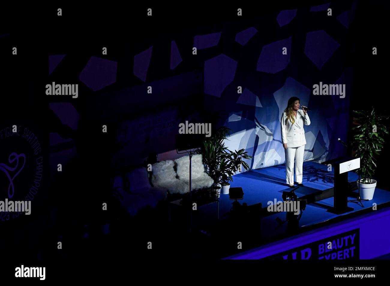 Espoo, Finnland. 25. Januar 2023. Eröffnungszeremonie bei der ISU European Figure Skating Championships 2023 in Espoo Metro Areena am 25. Januar 2023 in Espoo, Finnland. Kredit: Raniero Corbelletti/AFLO/Alamy Live News Stockfoto