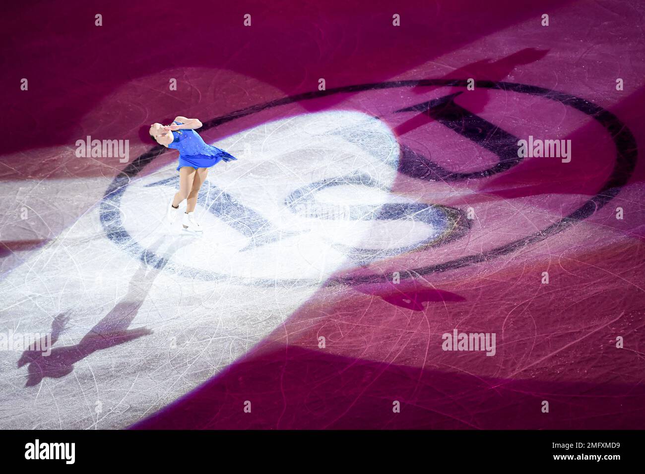 Espoo, Finnland. 25. Januar 2023. Eröffnungszeremonie bei der ISU European Figure Skating Championships 2023 in Espoo Metro Areena am 25. Januar 2023 in Espoo, Finnland. Kredit: Raniero Corbelletti/AFLO/Alamy Live News Stockfoto