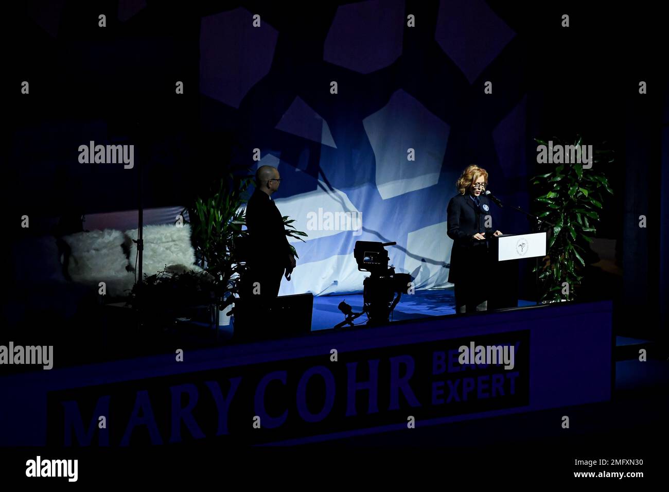 Espoo, Finnland. 25. Januar 2023. Eröffnungszeremonie bei der ISU European Figure Skating Championships 2023 in Espoo Metro Areena am 25. Januar 2023 in Espoo, Finnland. Kredit: Raniero Corbelletti/AFLO/Alamy Live News Stockfoto