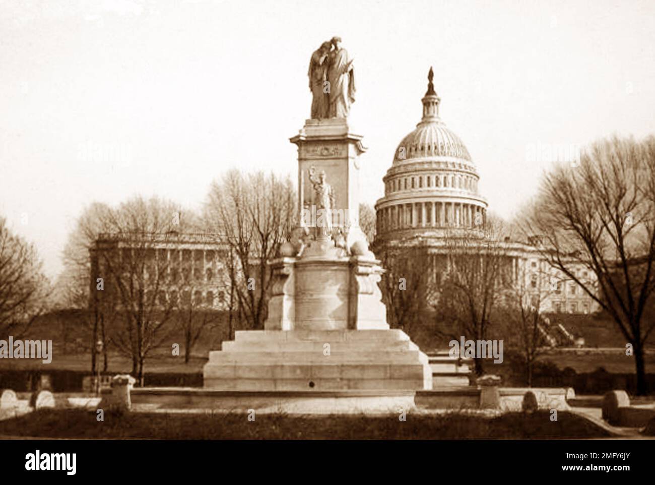 Peace Monument, Washington DC, USA, viktorianische Zeit Stockfoto