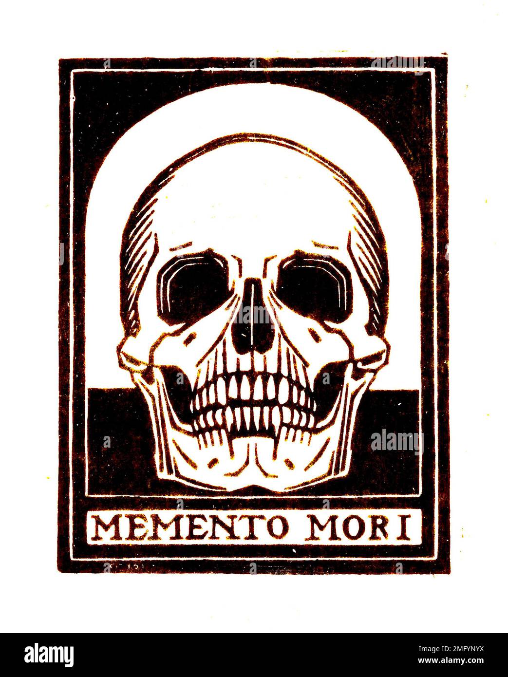 Julie de graag - Memento Mori - 1916 Stockfoto