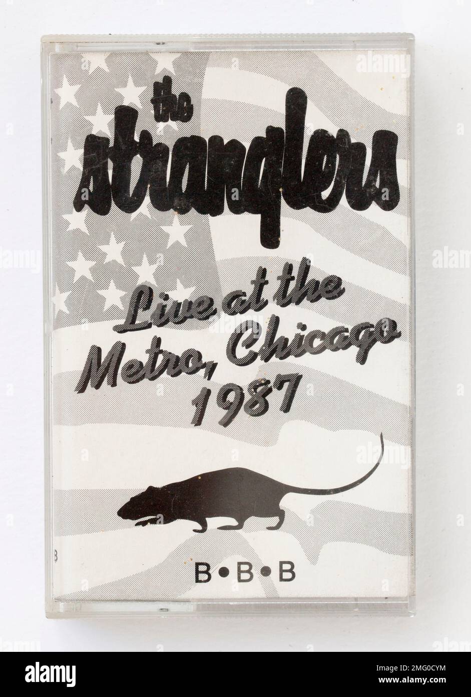 Die Stranglers Live-Bootleg-Musikkassette Stockfoto