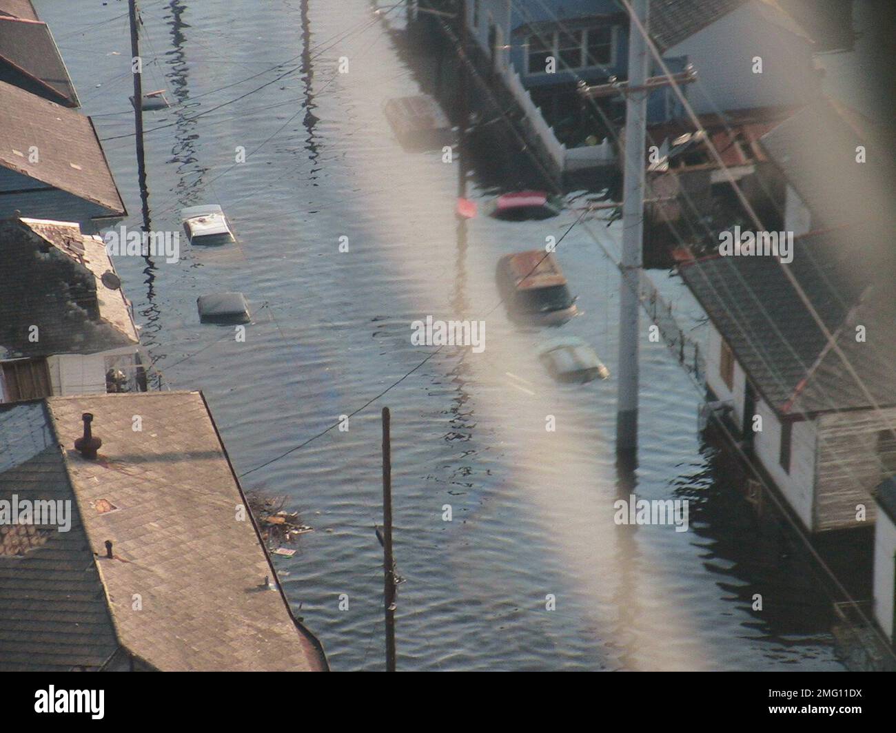 Commander Dan Taylor - Rettung - 26-HK-281-144. Hurrikan Katrina Stockfoto