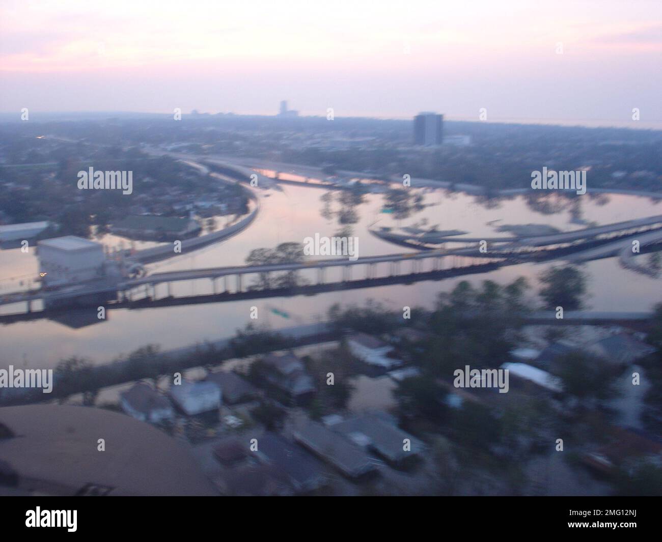 Commander Dan Taylor - Rettung - 26-HK-281-42. Hurrikan Katrina Stockfoto