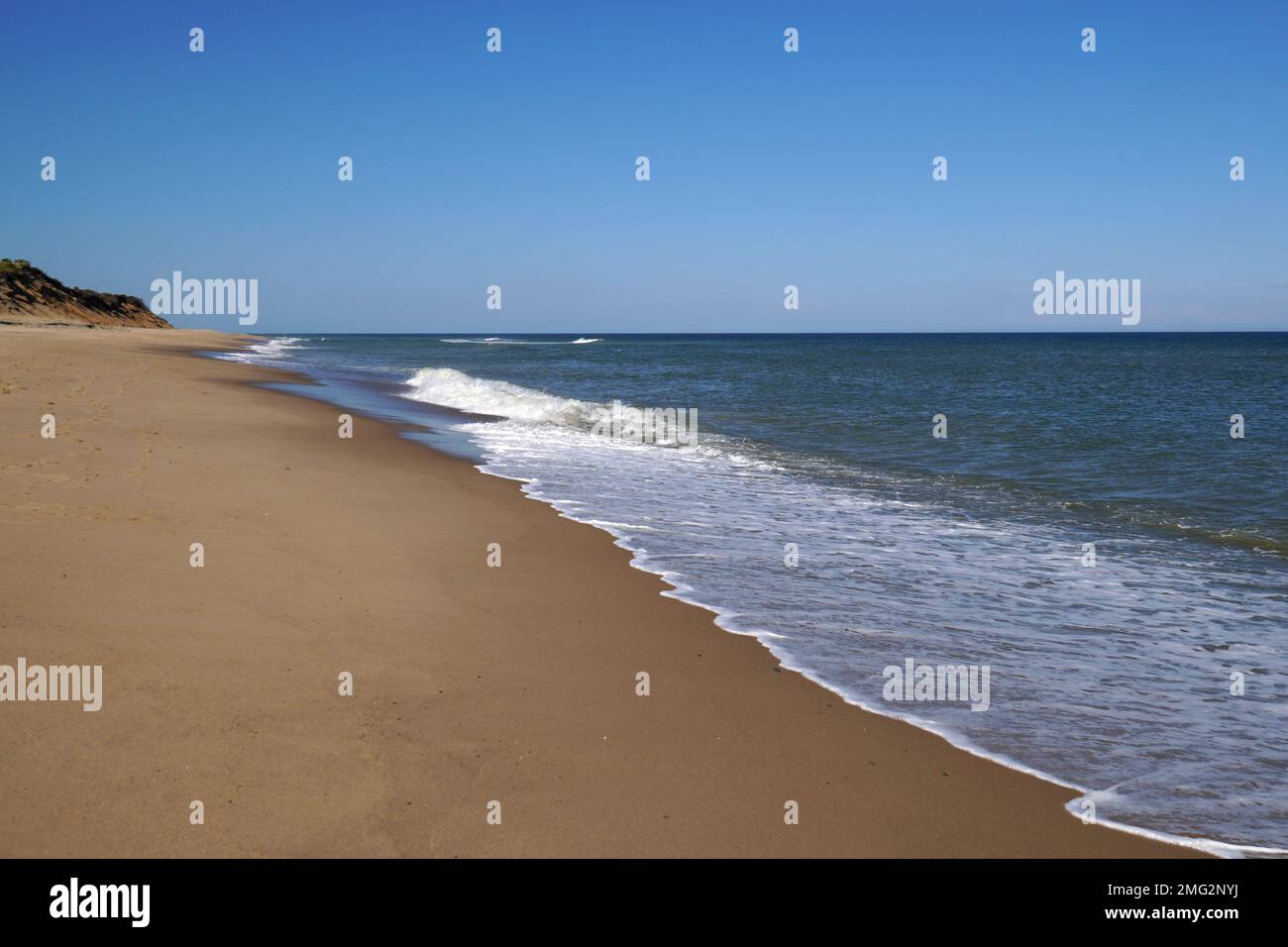 Wellen am Cape Cod Beach Stockfoto