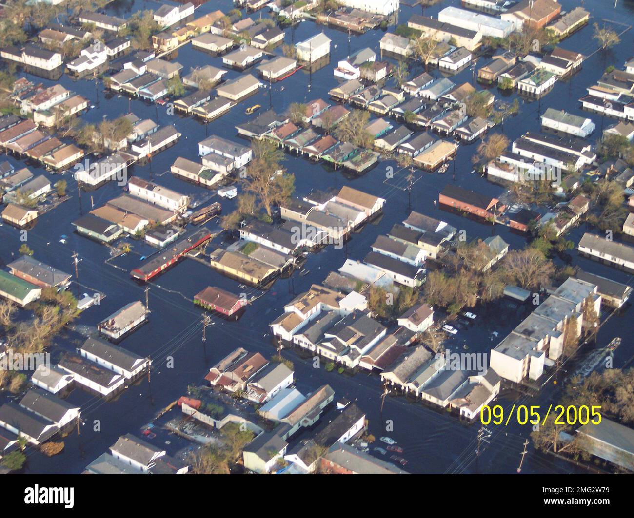 ICP-Dokumentationsprofil – Electronic Systems Support Unit New Orleans – 26-HK-162-39. Hurrikan Katrina Stockfoto