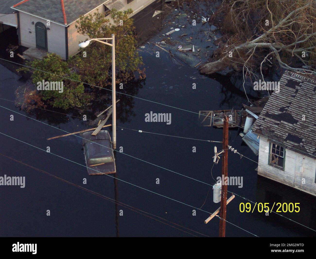 ICP-Dokumentationsprofil – Electronic Systems Support Unit New Orleans – 26-HK-162-53. Hurrikan Katrina Stockfoto