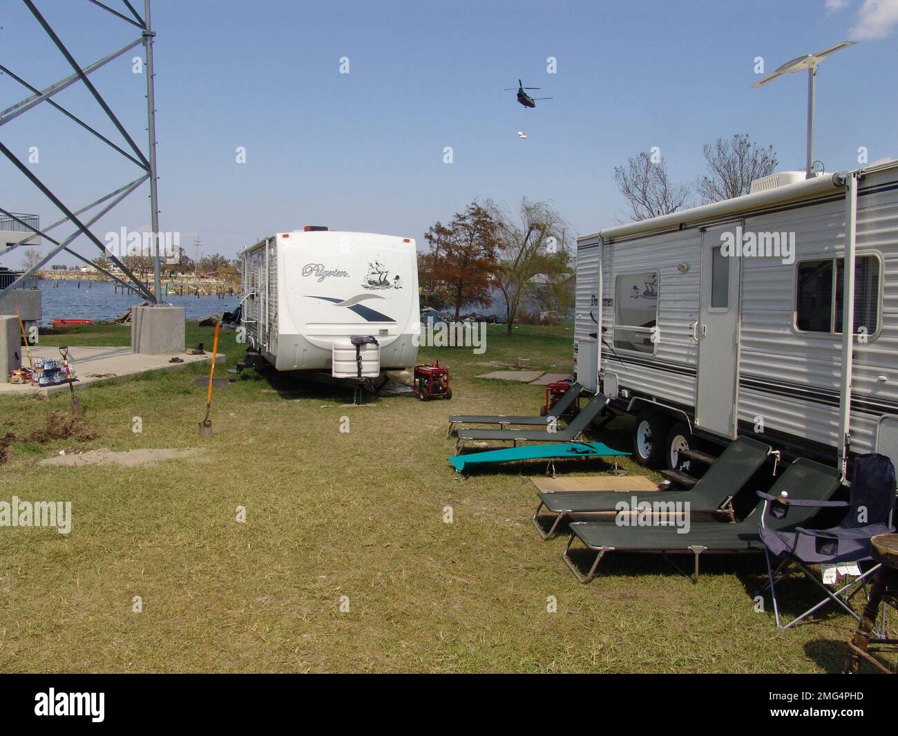 ESU-Einsatzkommando New Orleans - Verschiedenes - 26-HK-308-64. Hurrikan Katrina Stockfoto