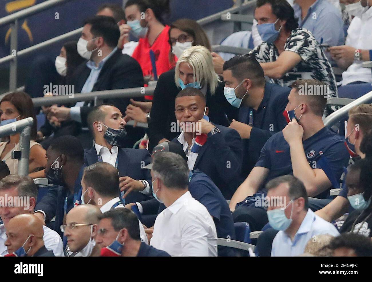 PSG s Kylian Mbappe Centre Who Is Injured Wears A Mask To Protect psg-s-kylian-mbappe-centre-who-is-injured-wears-a-mask-to-protect