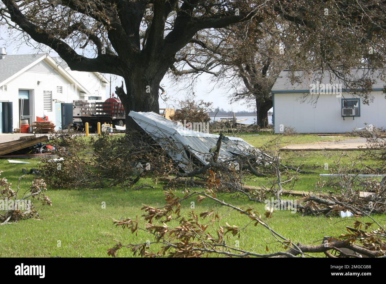 ESU-Einsatzkommando nach New Orleans - Station Sabine - 26-HK-302-64. Hurrikan Katrina Stockfoto