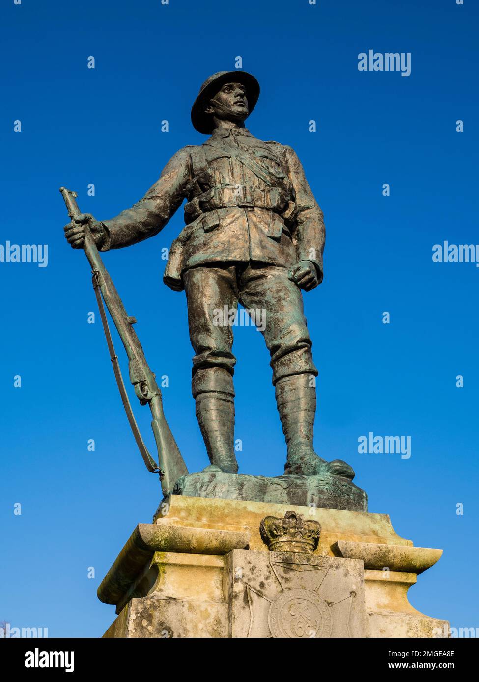 The King's Royal Rifle Corps war Memorial, Winchester, Hampshire, England, Großbritannien, GB. Stockfoto