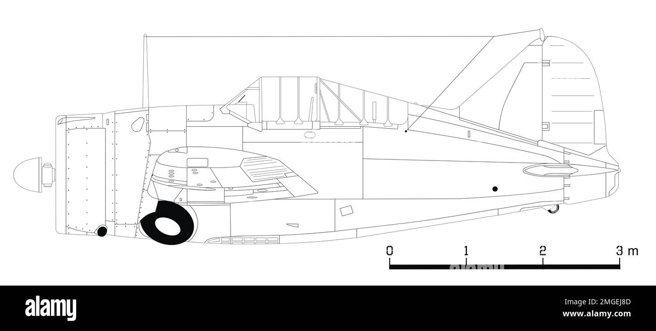 Brewster B.239 Stockfoto