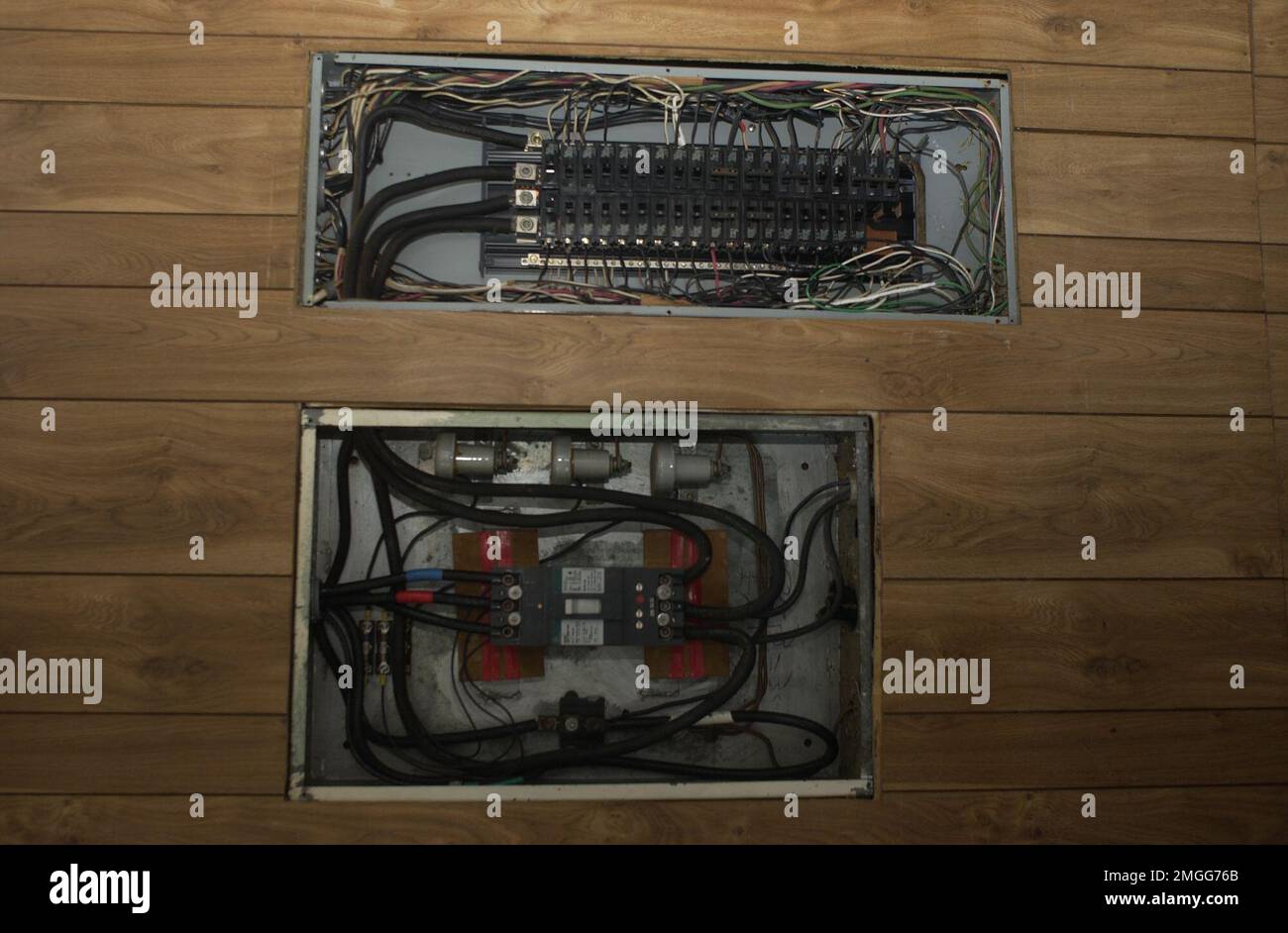 AIDS to Navigation Team - Dulac, Louisiana - 26-HK-343-30. Hurrikan Katrina Stockfoto