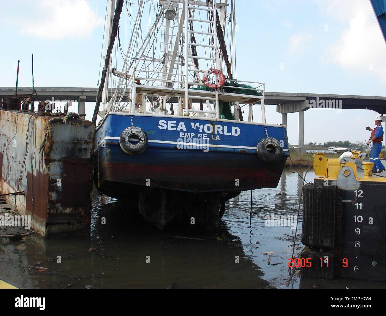 ESU New Orleans - IMATHcao - 26-HK-429-78. Hurrikan Katrina Stockfoto