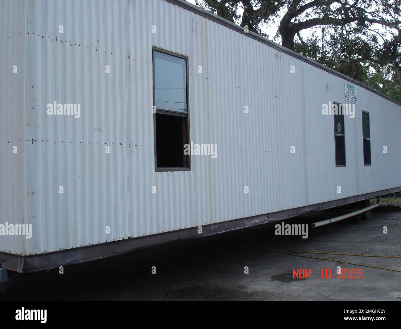 Instandhaltung und Logistik Kommandos Atlantic - Property Inventory Team - Hilfsmittel für das Navigationsteam Dulac - 26-HK-178-8. Hurrikan Katrina Stockfoto