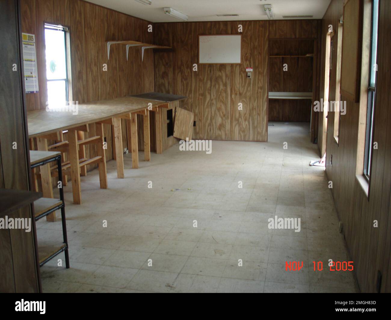 Instandhaltung und Logistik Kommandos Atlantic - Property Inventory Team - Hilfsmittel für das Navigationsteam Dulac - 26-HK-178-3. Hurrikan Katrina Stockfoto