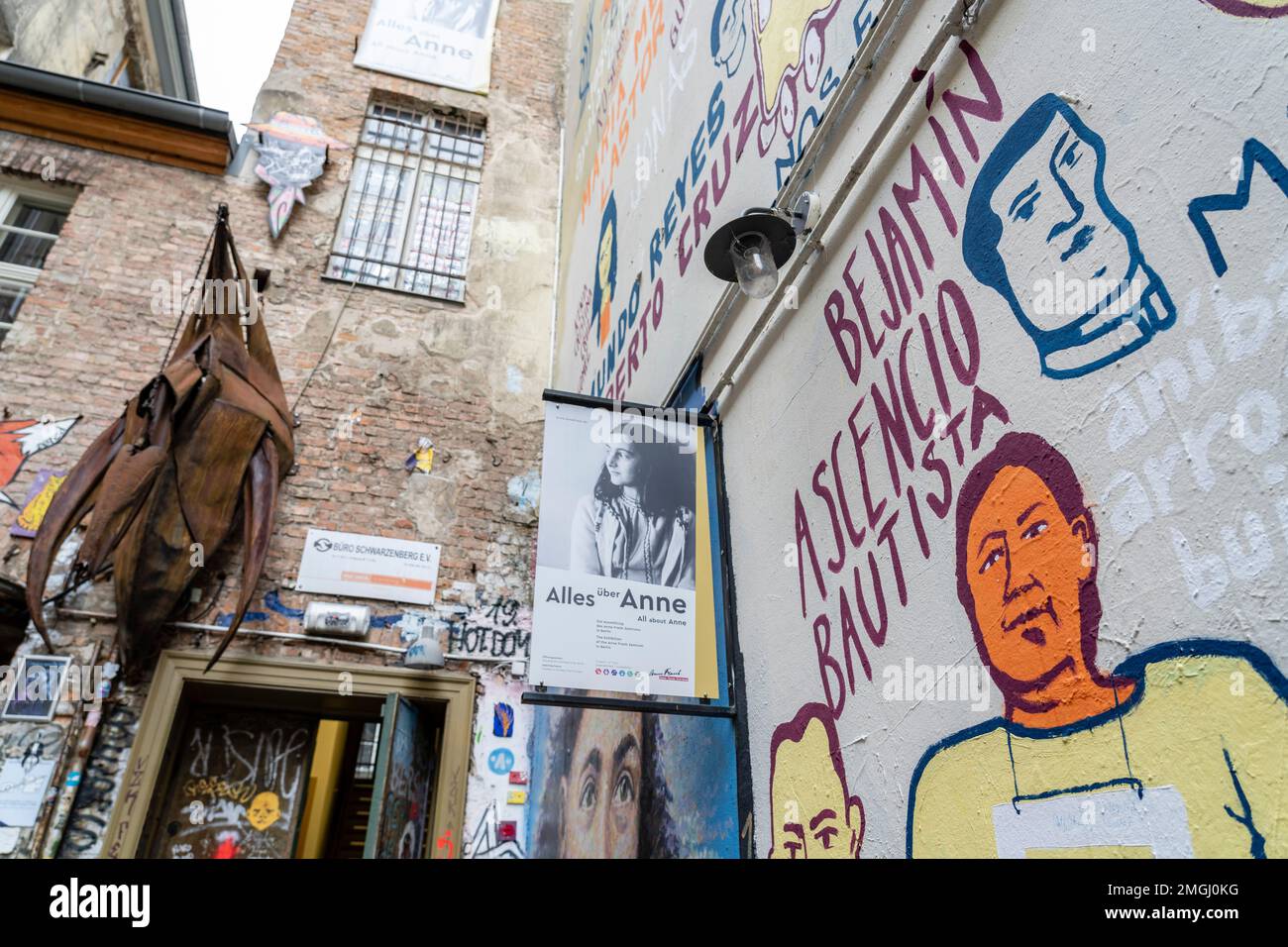 Hackesche Höfe, Scheunenviertel, Vorort Spandau, Berlin, Bundesrepublik Deutschland Stockfoto