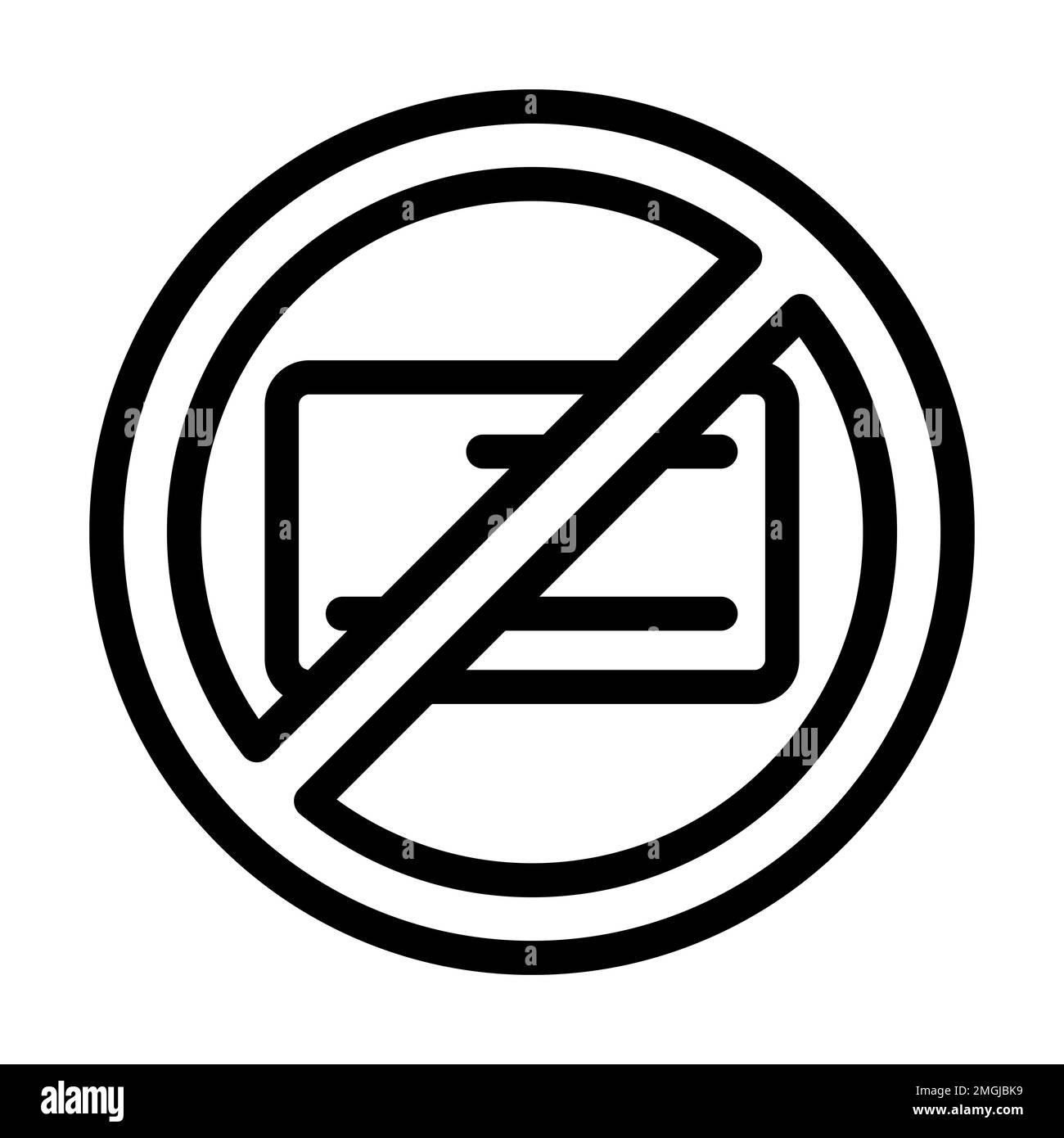 Konstruktion Des Vektorliniensymbols Stockfoto