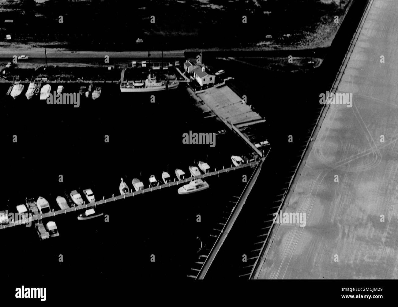 Historische Küstenwache Stationen - 26-HK-346-26. Hurrikan Katrina Stockfoto