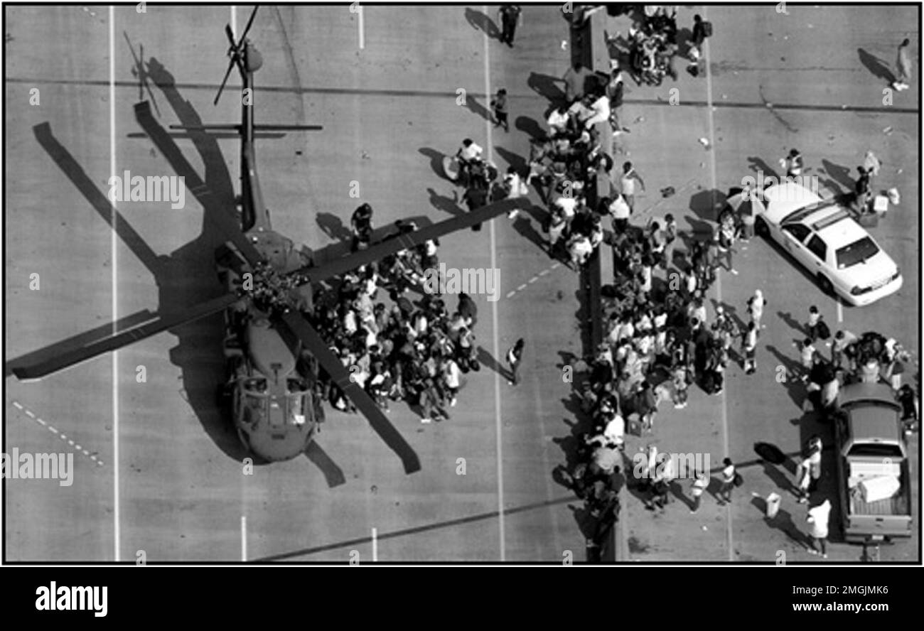 Verschiedenes - Küstenwache - 26-HK-437-14. Hurrikan Katrina Stockfoto