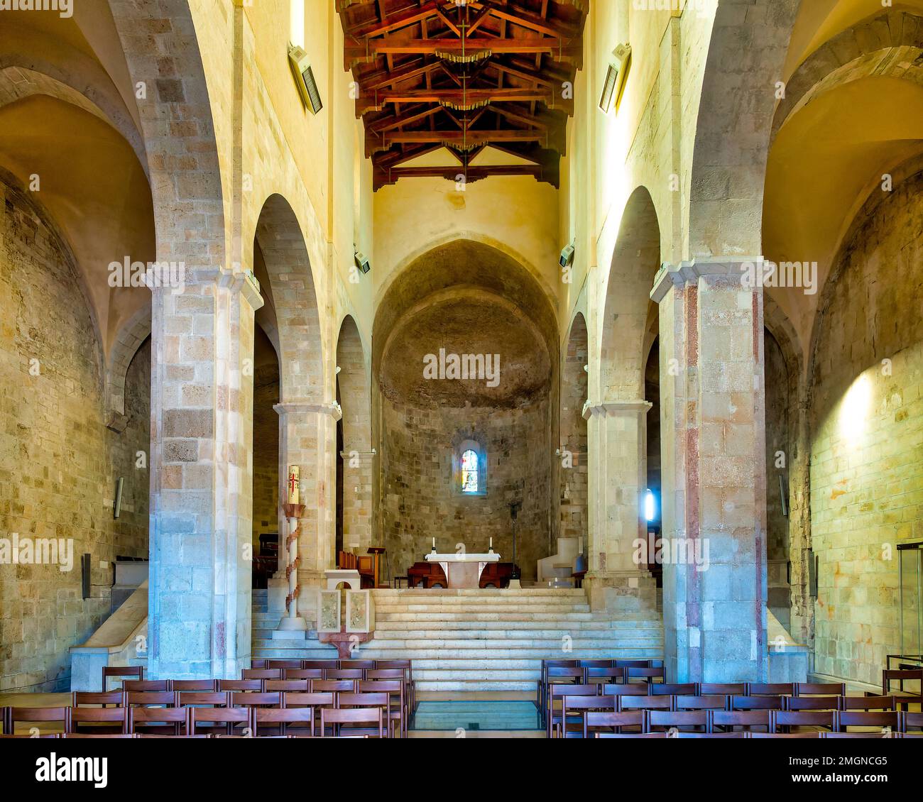 Innere der Kathedrale, Termoli, Italien Stockfoto