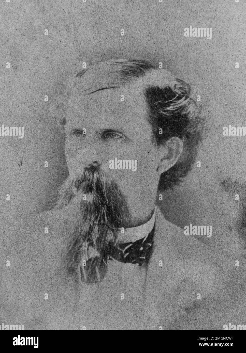 James Tufts, Sekretär und amtierender Gouverneur von Montana Territory. Stockfoto