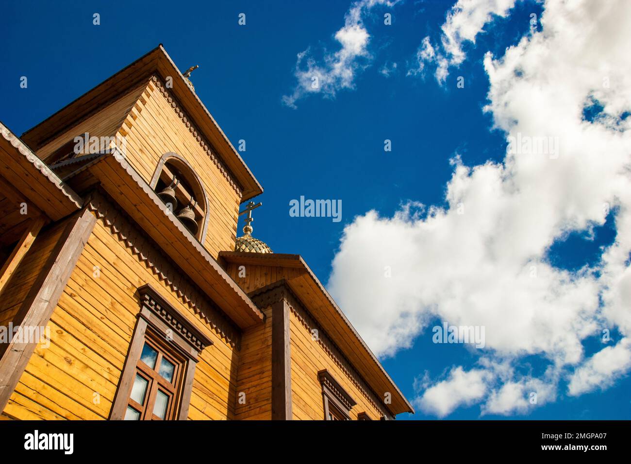 Jakutsk. Holzcharch. Fernost. Sakha republik Stockfoto