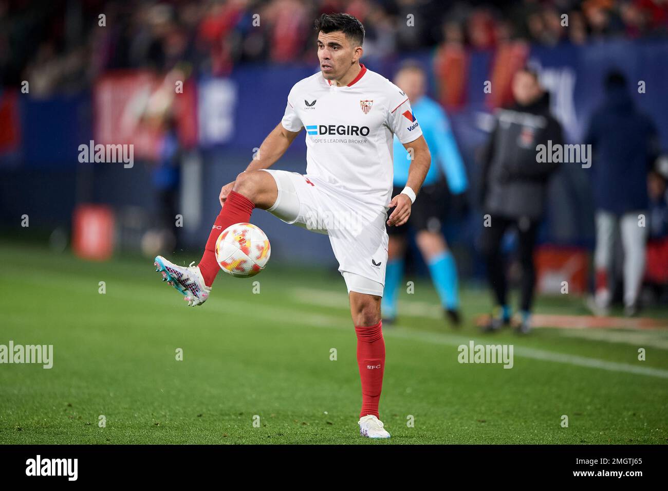 Marcos Javier Acuna vom FC Sevilla während des Spiels Copa del Rey