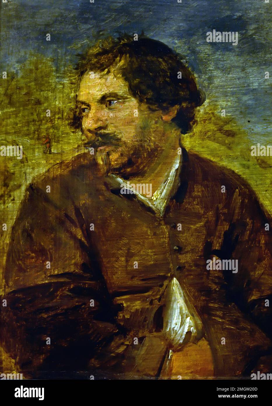 Einen fetten Mann 1634 Adriaen Brouwer (1605 – 1638) flämischen niederländischen Malers siebzehnten Jahrhundert Niederlande Belgien Stockfoto