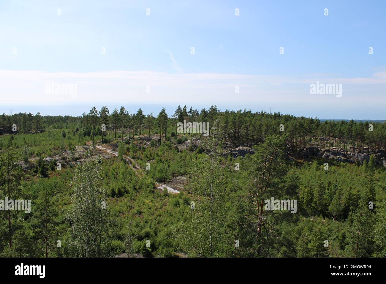 Maalun näkötorni, Sauvo Stockfoto