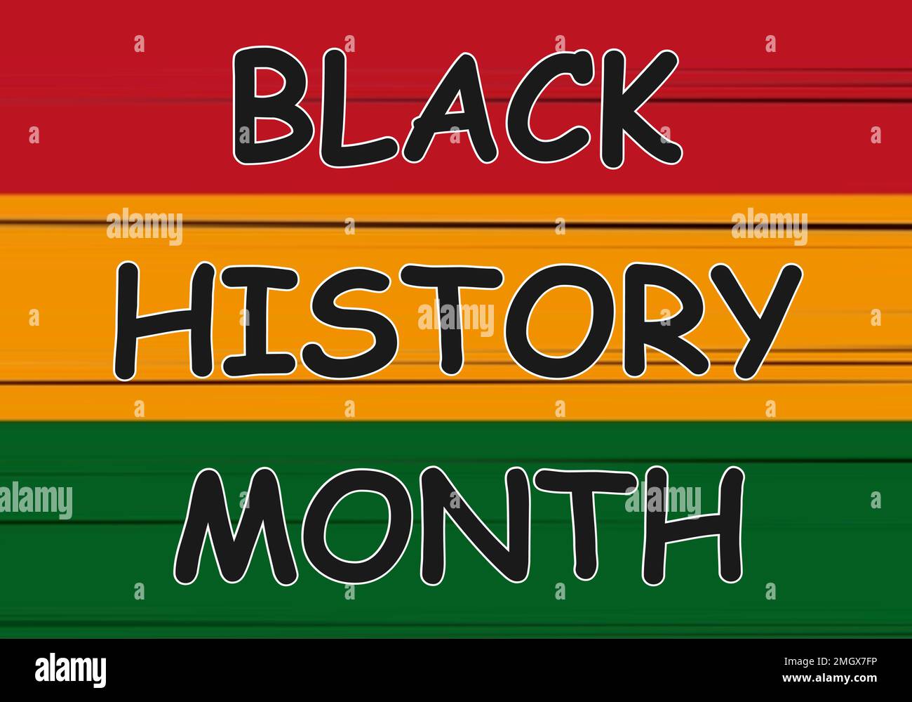 Hintergrund Des Black History Month. Afroamerikanische Geschichte. Jährliche Veranstaltung. Vektordarstellung - Konstruktionsgrafik. Stock Vektor