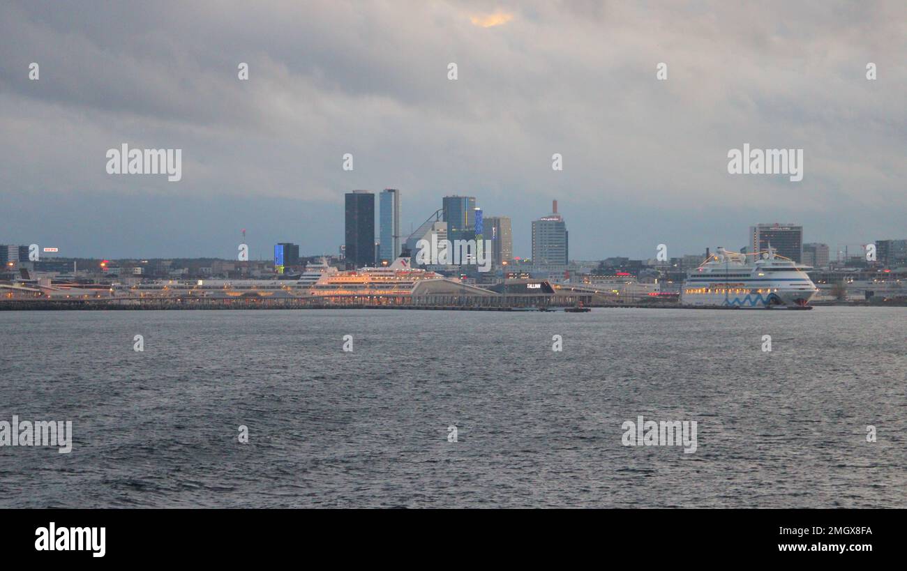 Tallinna Sadam, Tallinn Stockfoto