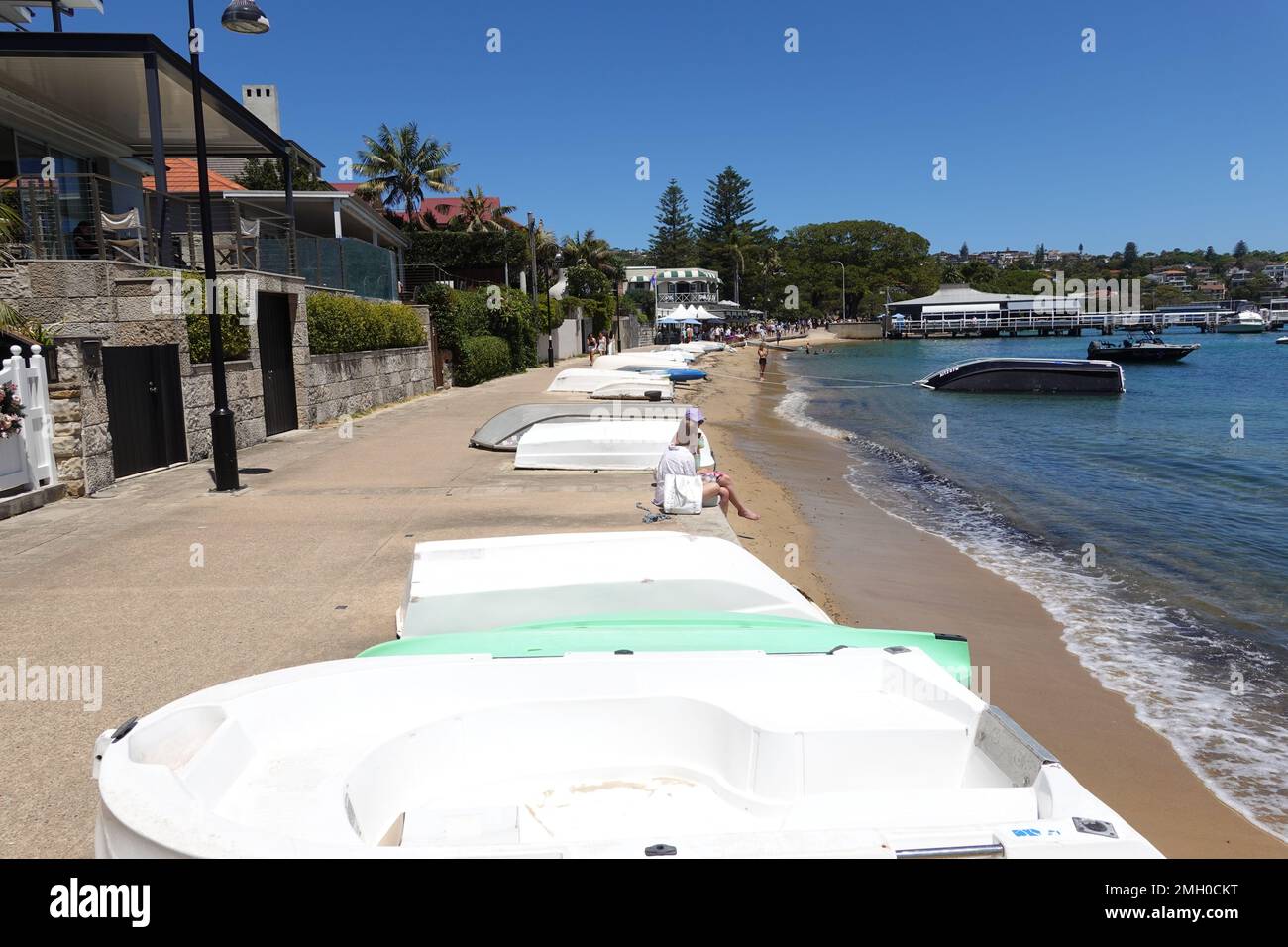 Fußweg in Watsons Bay, Sydney, NSW, Australien Stockfoto