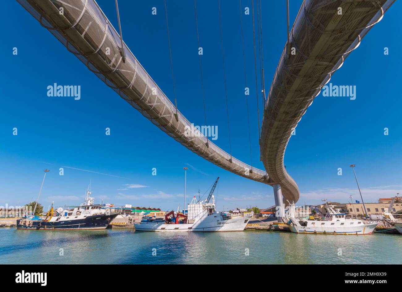 Pescara (Italien) die große Stadt entlang der Adria mit der