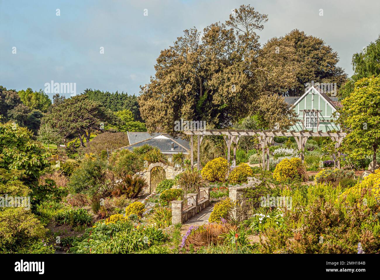 Botanischer Garten von Ventnor auf der Isle of Wight, Südengland Stockfoto
