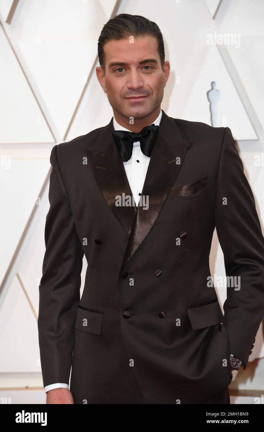 Omar Sharif Jr. arrives at the Oscars on Sunday, Feb. 9, 2020, at the Dolby Theatre in Los Angeles. (Photo by Richard Shotwell/Invision/AP) Stockfoto