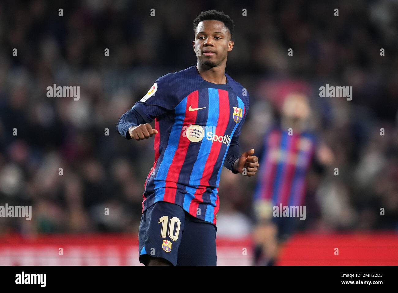 Ansu Fati vom FC Barcelona Stockfoto