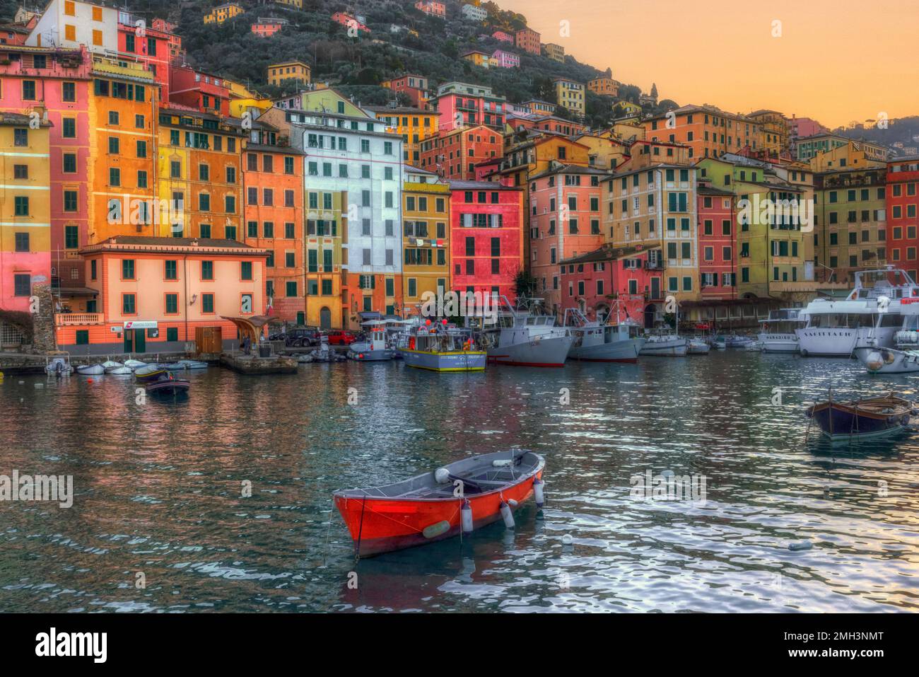 Camogli, Genua, Ligurien, Italien Stockfoto