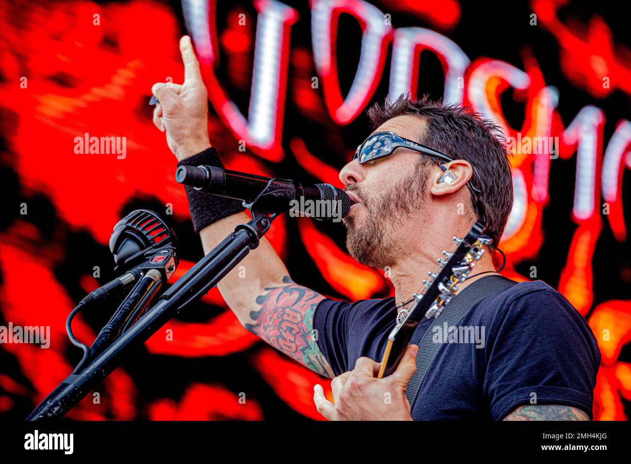 Frankreich 21. Juni 2019 Godsmack - live beim Hell Fest Clisson © Andrea Ripamonti / Alamy Stockfoto