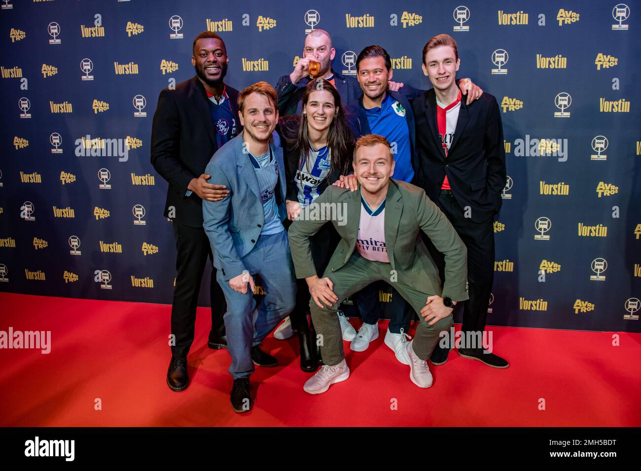 HILVERSUM - FCA Daily auf dem roten Teppich vor dem Golden RadioRing Gala 2023. ANP FERDY DAMMAN netherlands Out - belgium Out Credit: ANP/Alamy Live News Stockfoto
