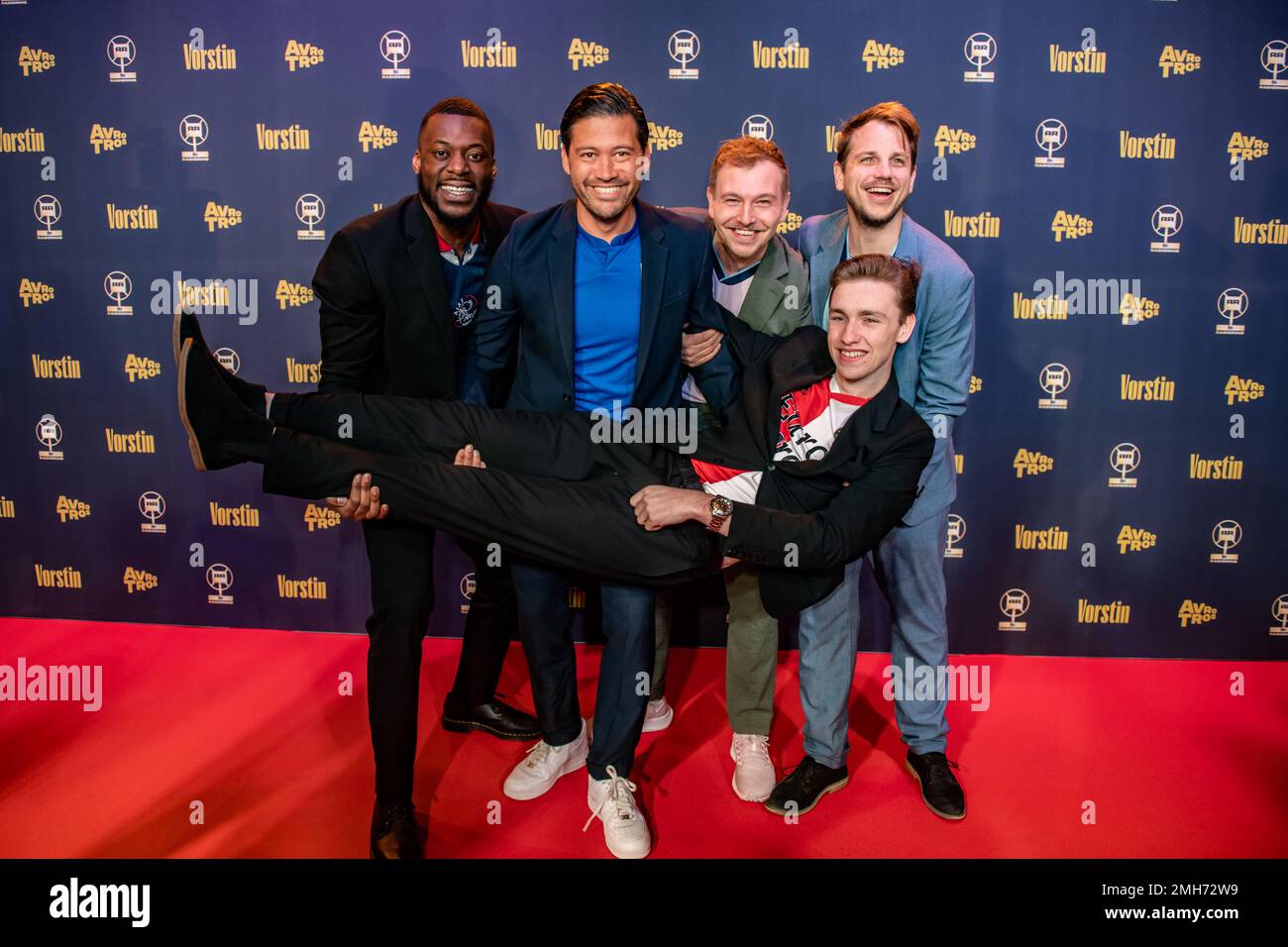 HILVERSUM - FCA Daily auf dem roten Teppich vor dem Golden RadioRing Gala 2023. ANP FERDY DAMMAN netherlands Out - belgium Out Credit: ANP/Alamy Live News Stockfoto