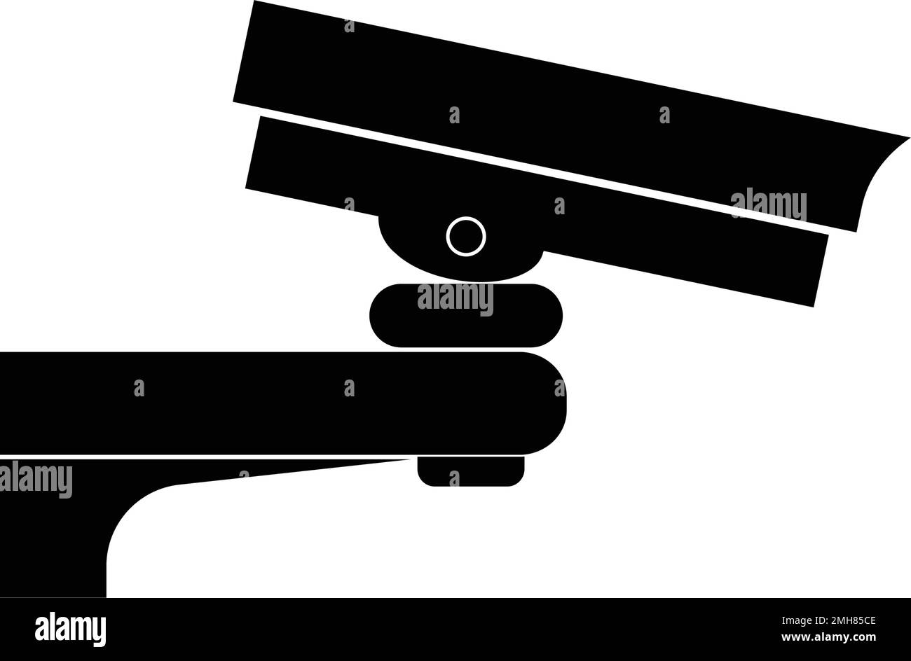 CCTV-Logo-Material-Illustrationsdesign Stock Vektor