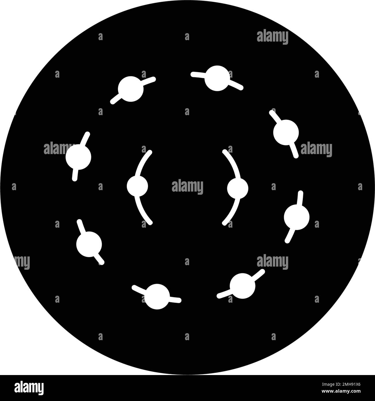 Antioxidan-Logo-Material-Illustrationsdesign Stock Vektor